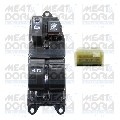 Switch, window regulator